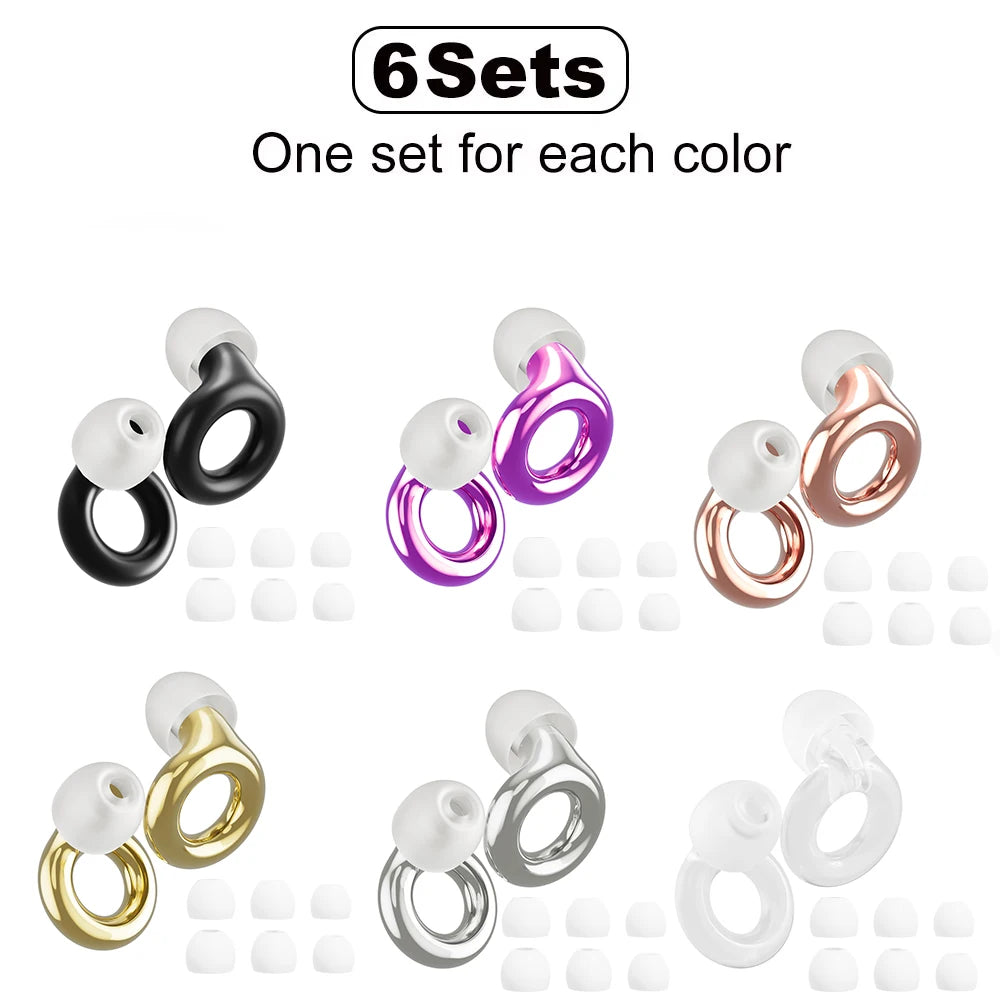 Reusable Silicone Earplugs – Sleep, Swimming, Motorcycle & Travel | LOOPLUNN