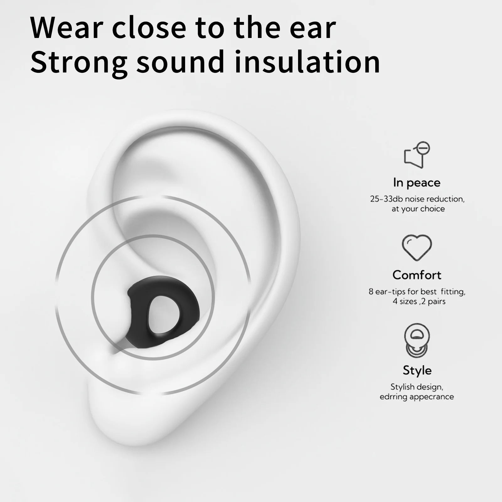LOOPLUNN Night earplugs detail