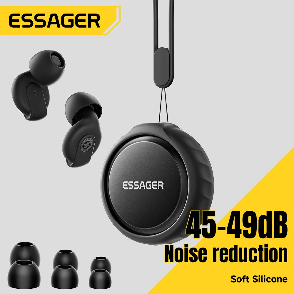 Essager Noise-Blocking Earplugs 45-49 dB – Sleep, Work & Travel | LOOPLUNN