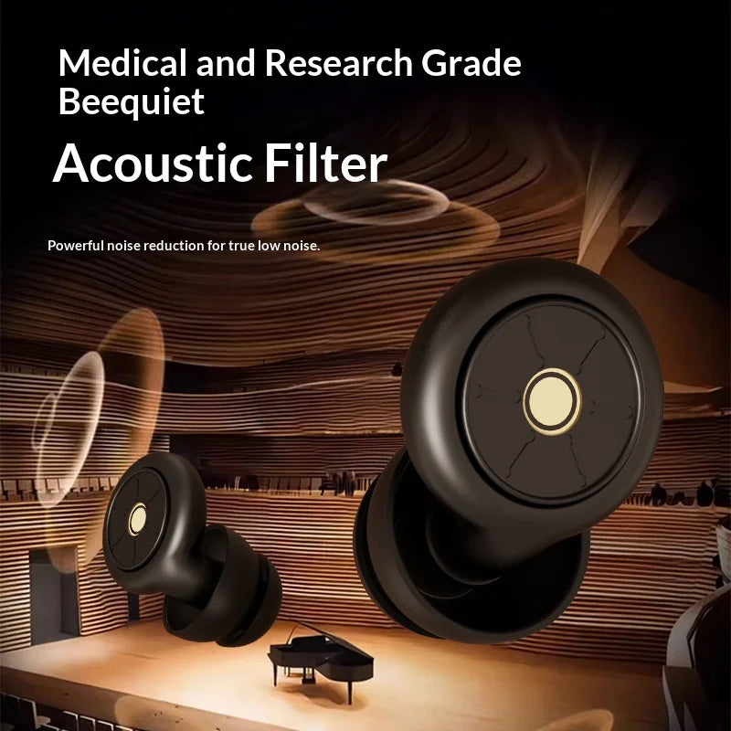 Waterproof Silicone Earplugs with Powerful Filter Noise Cancelling Sound Insulation for Ultra Quiet Sleep And Studying